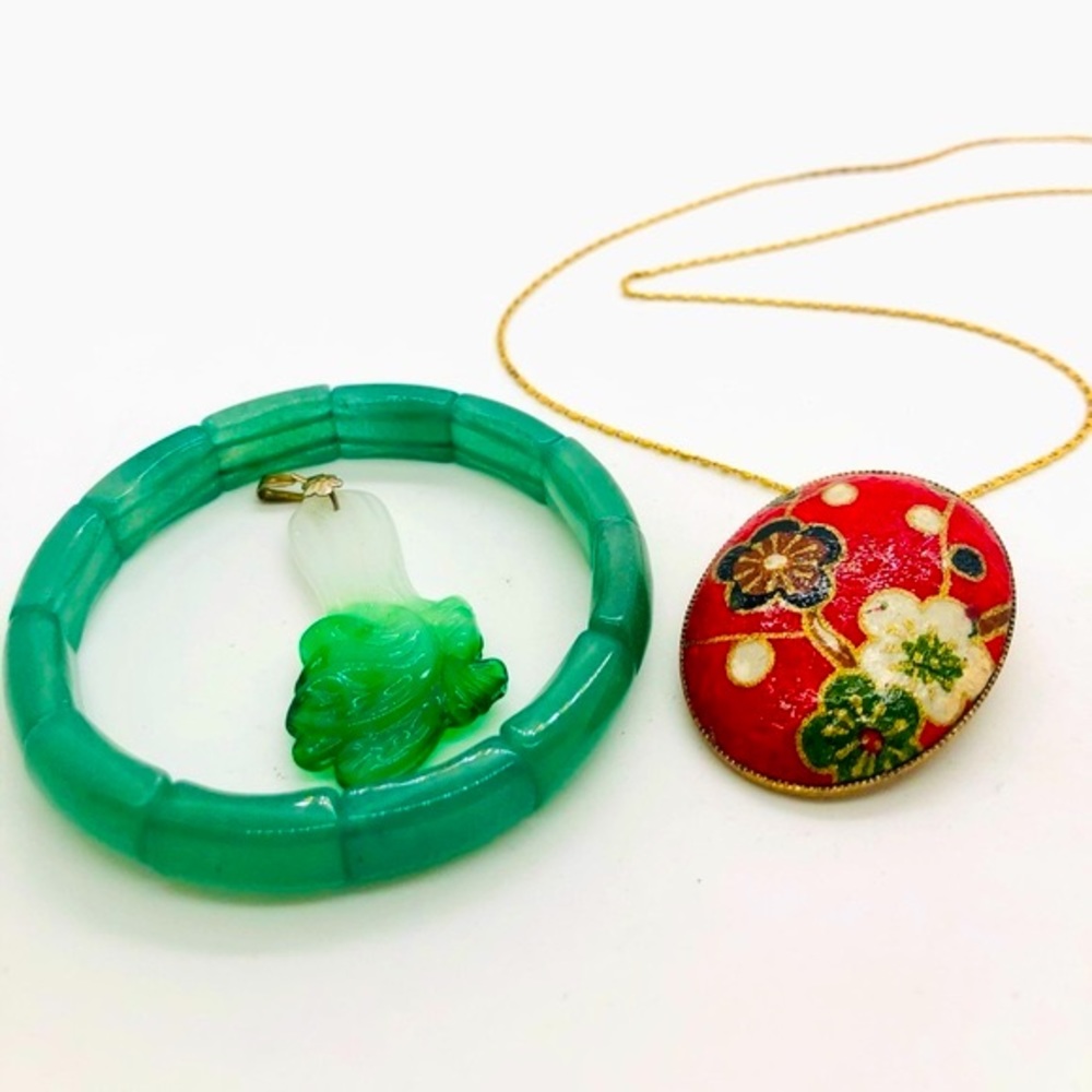 Asian Cabbage Jewelry lot - Picture 13 of 13